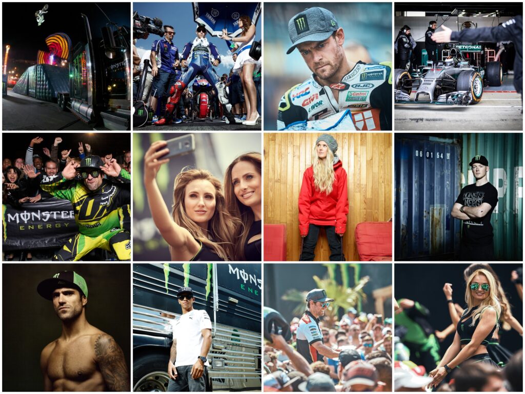 Collaboration Monster Energy - MotoGP, Formule 1, paddock et ambiance course